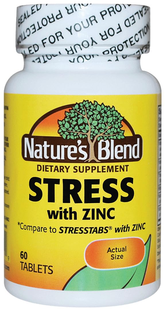 Nature's Blend NAT B Stress Formula bottle for daily, convenient stress support.