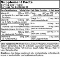 Nature's Blend NAT B Stress Formula tablets ready for daily wellness on the go.