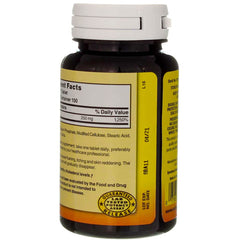 Nature's Blend Niacin Timed Release label detail showing dosage information
