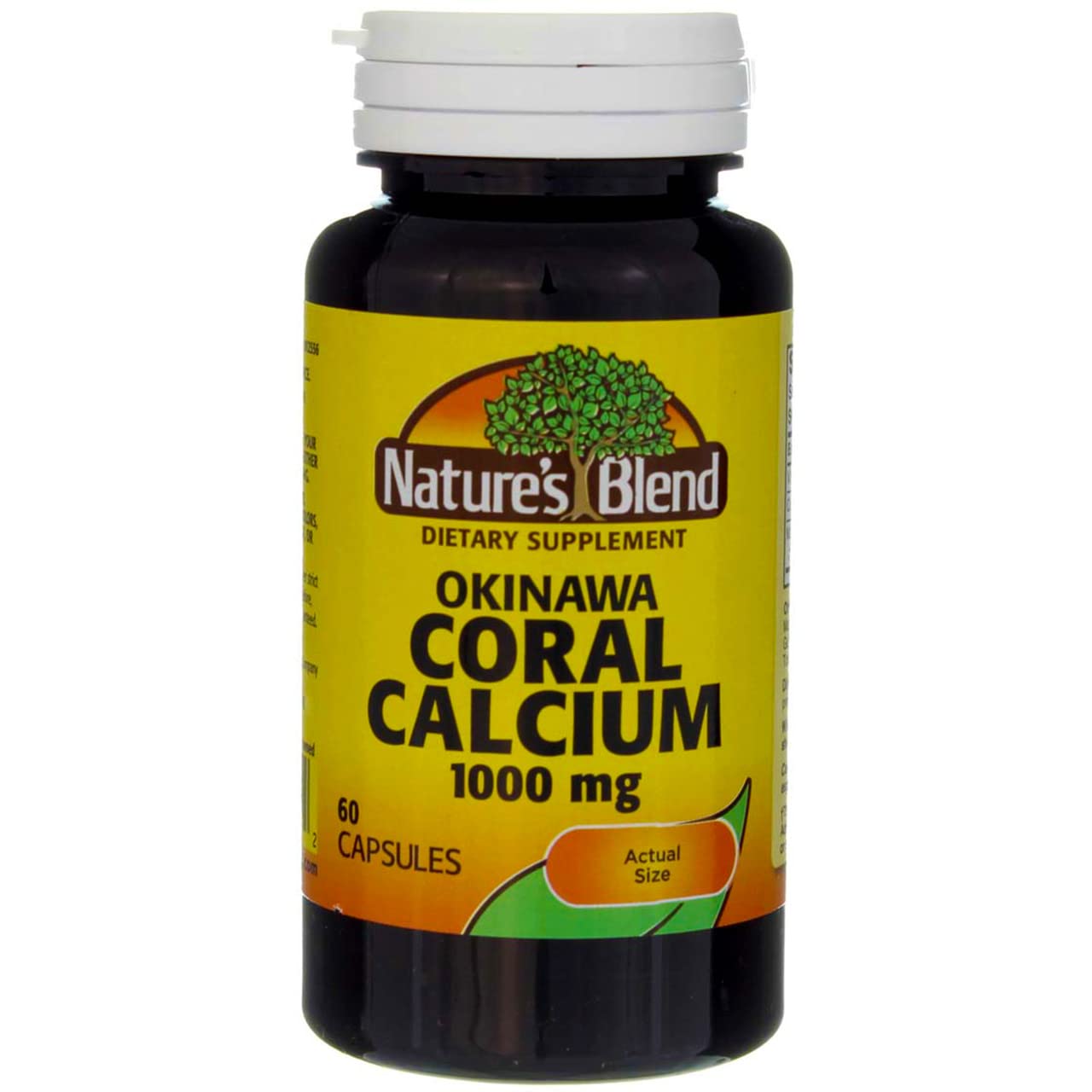 Nature's Blend Okinawa Coral Calcium bottle-front for daily mineral support