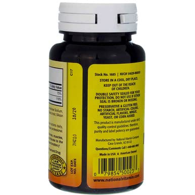 Nature's Blend packaging dimensions and bottle size