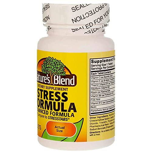 Nature's Blend Stress Formula daily-use design suggests an easy routine to support well-being