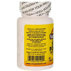 Nature's Blend Stress Formula label close-up highlights ingredients and usage for informed choices
