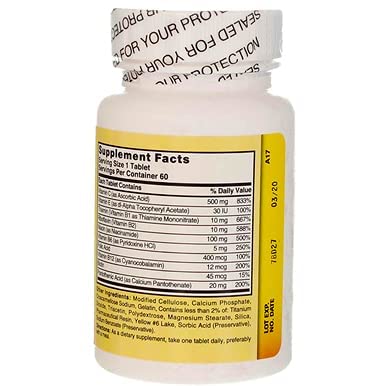 Nature's Blend Stress Formula stacked bottles imply value and versatile storage