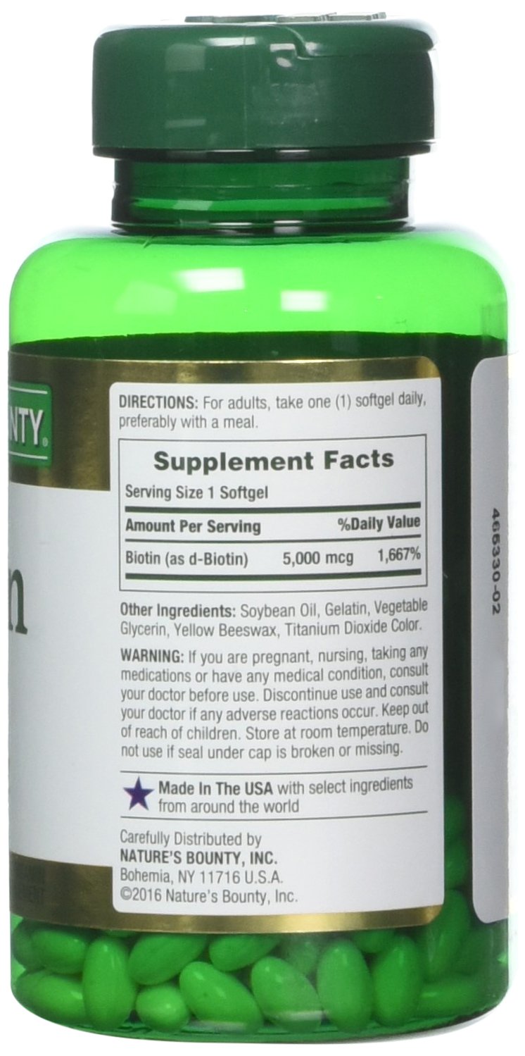 Biotin 5000 mcg quick-dissolve tablet under tongue for absorption