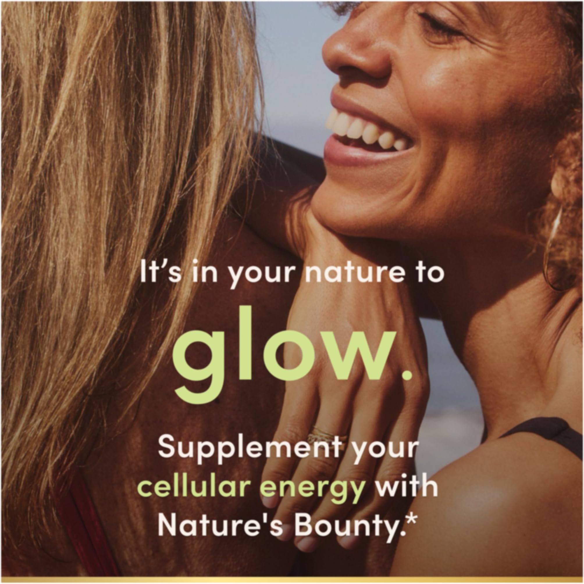 Nature's Bounty Biotin label purity panel shows gluten-free and vegetarian-friendly ingredients.