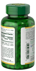 Nature's Bounty Biotin packaging with softgels for easy daily use.