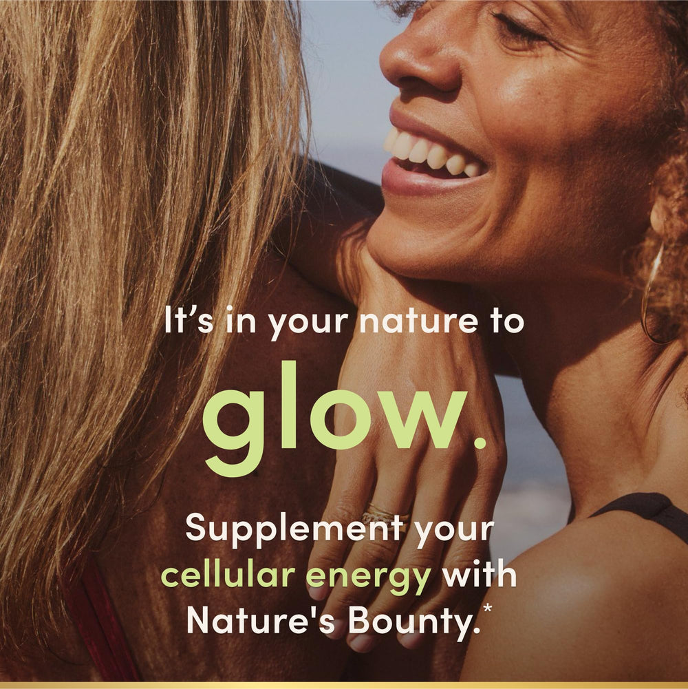 Nature's Bounty Biotin softgel close-up emphasizing quick absorption.