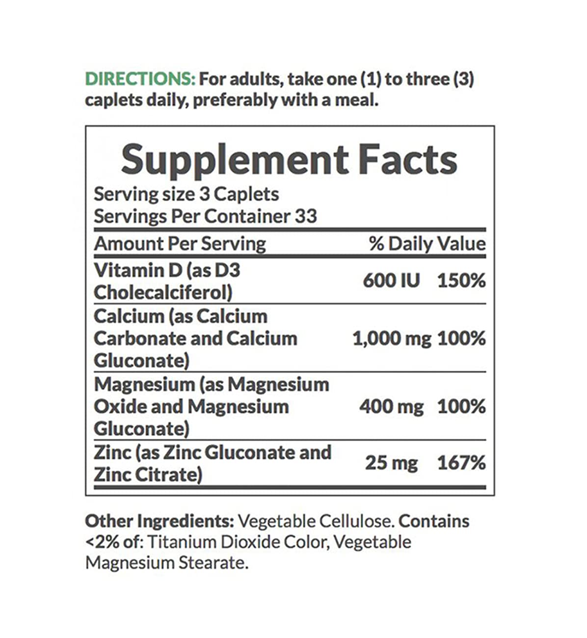 Nature's Bounty bone support caplets emphasizes joint comfort and durable skeleton health
