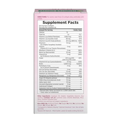 Nature's Bounty logo on the product label.