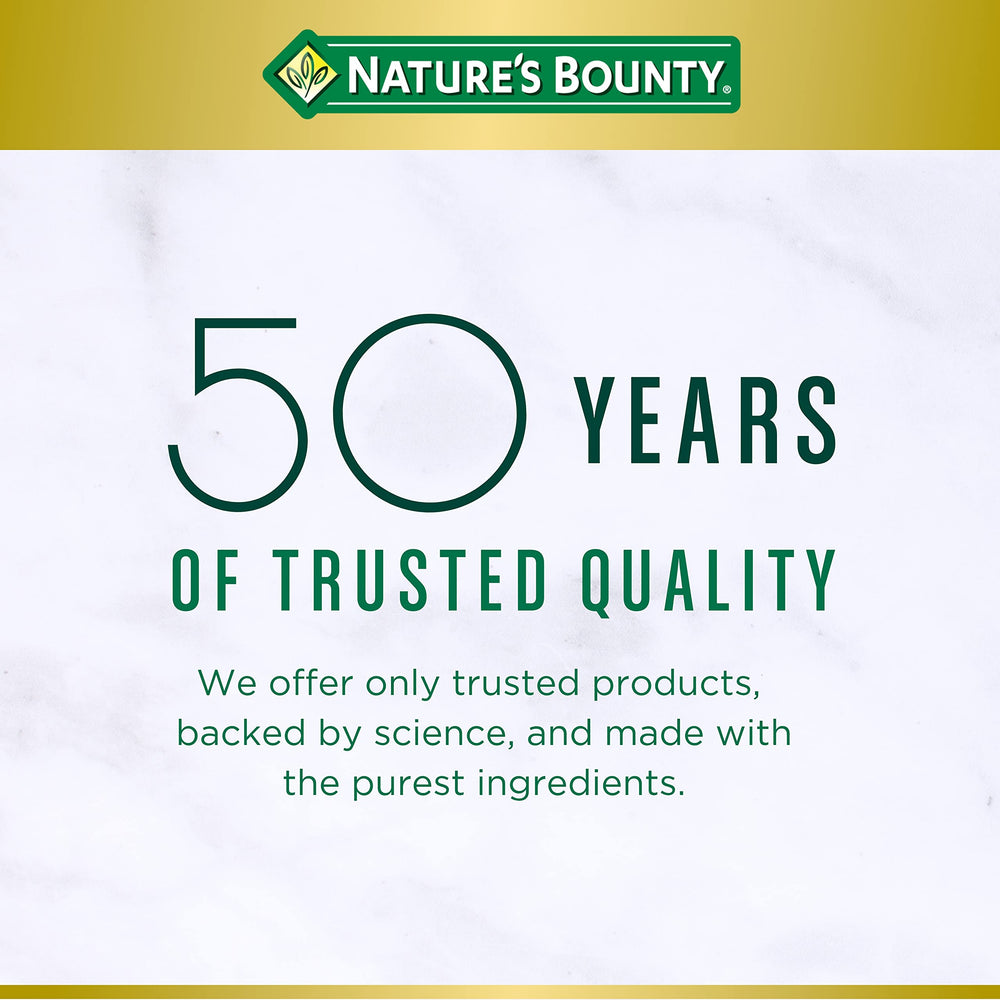 Dietary info badge on Nature's Bounty calcium D3 supplement label highlighting gluten-free