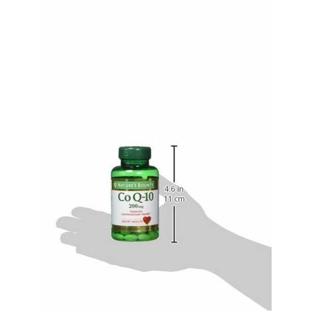 Nature's Bounty CoQ-10 bottle on shelf supports a daily heart-friendly routine.