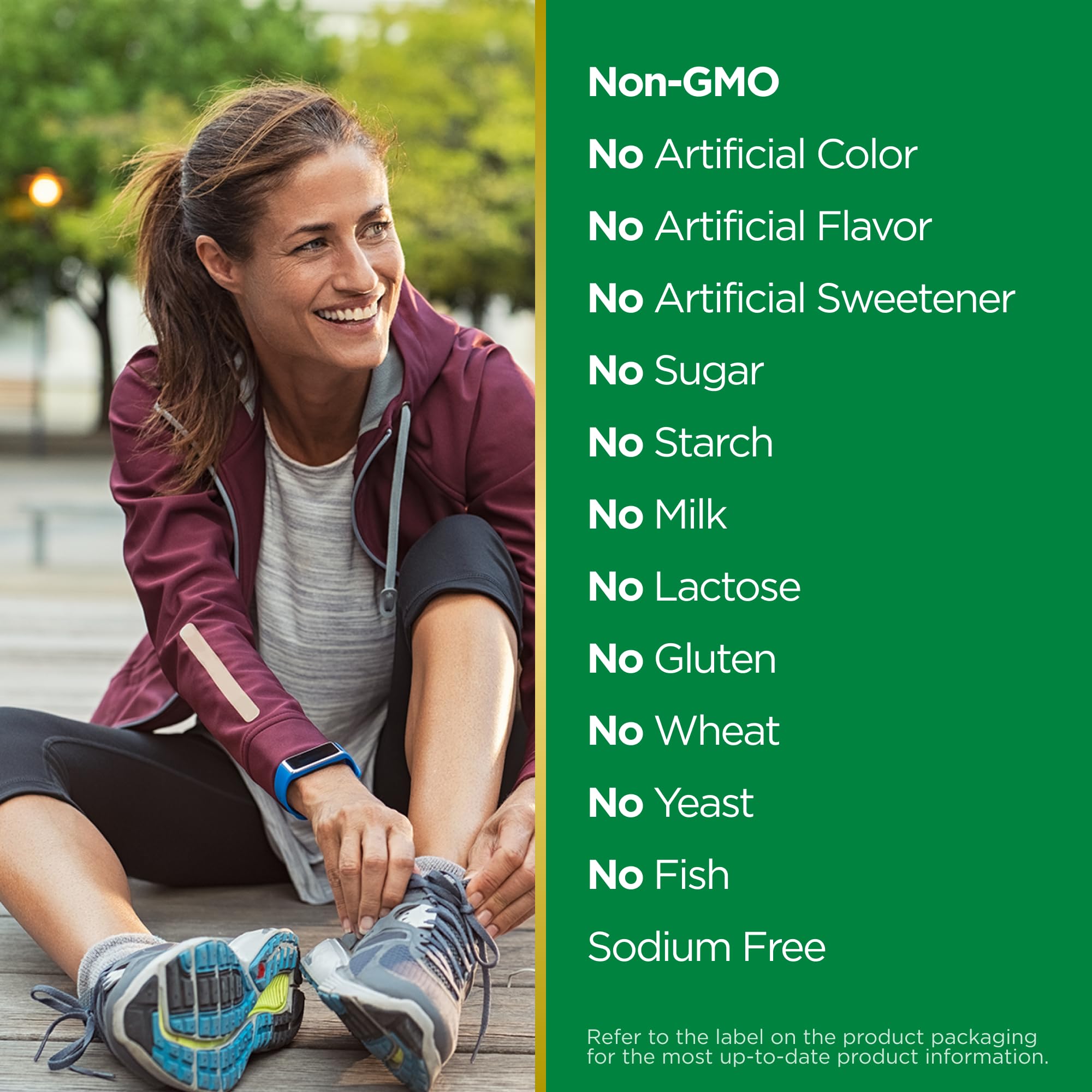 Nature's Bounty CoQ10 softgels in hand ready for daily supplementation.