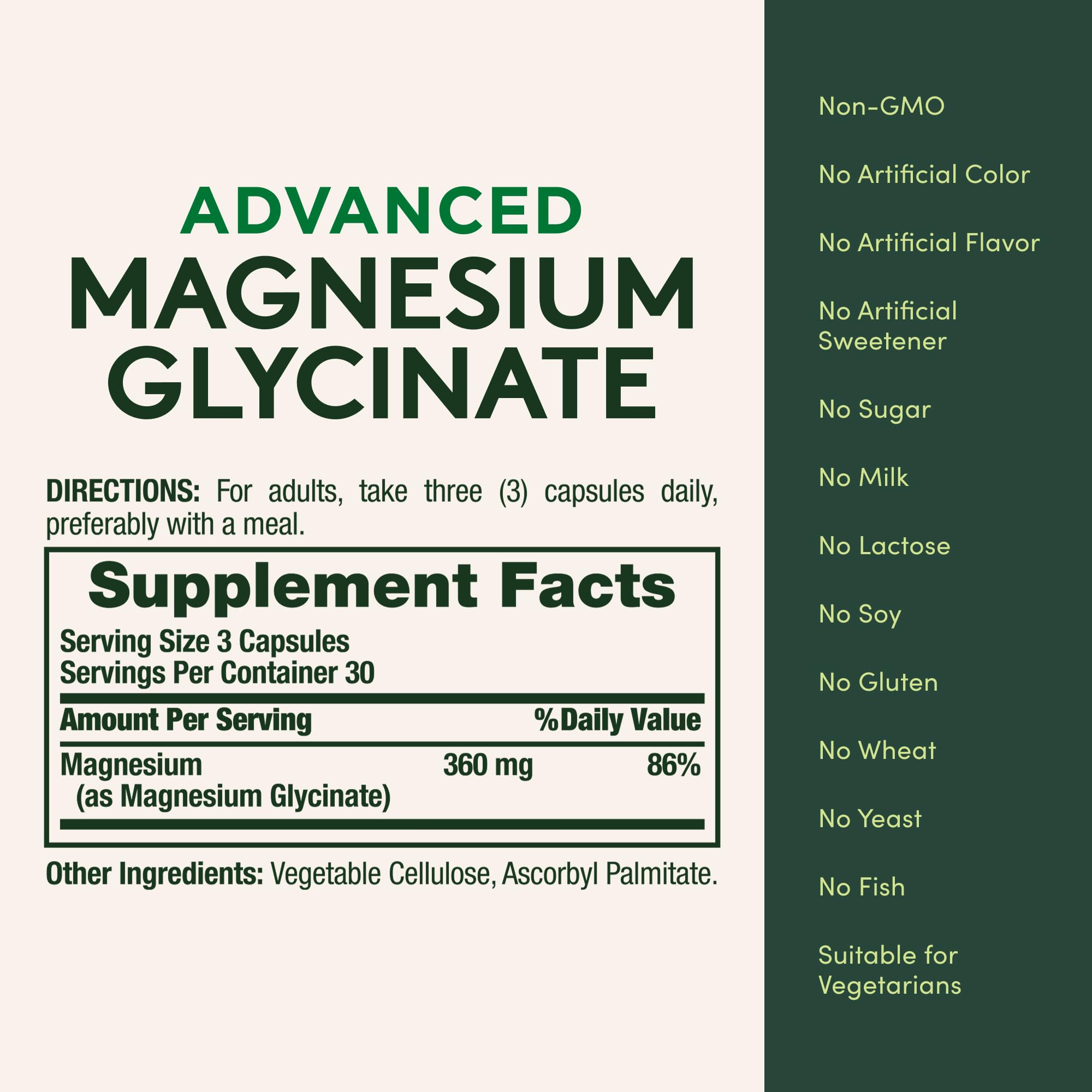 Nature's Bounty daily wellness routine with magnesium capsules.