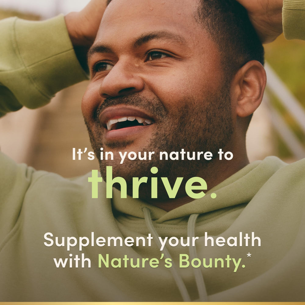 Gluten-free and non-GMO Nature's Bounty Gentle Iron bottle claim