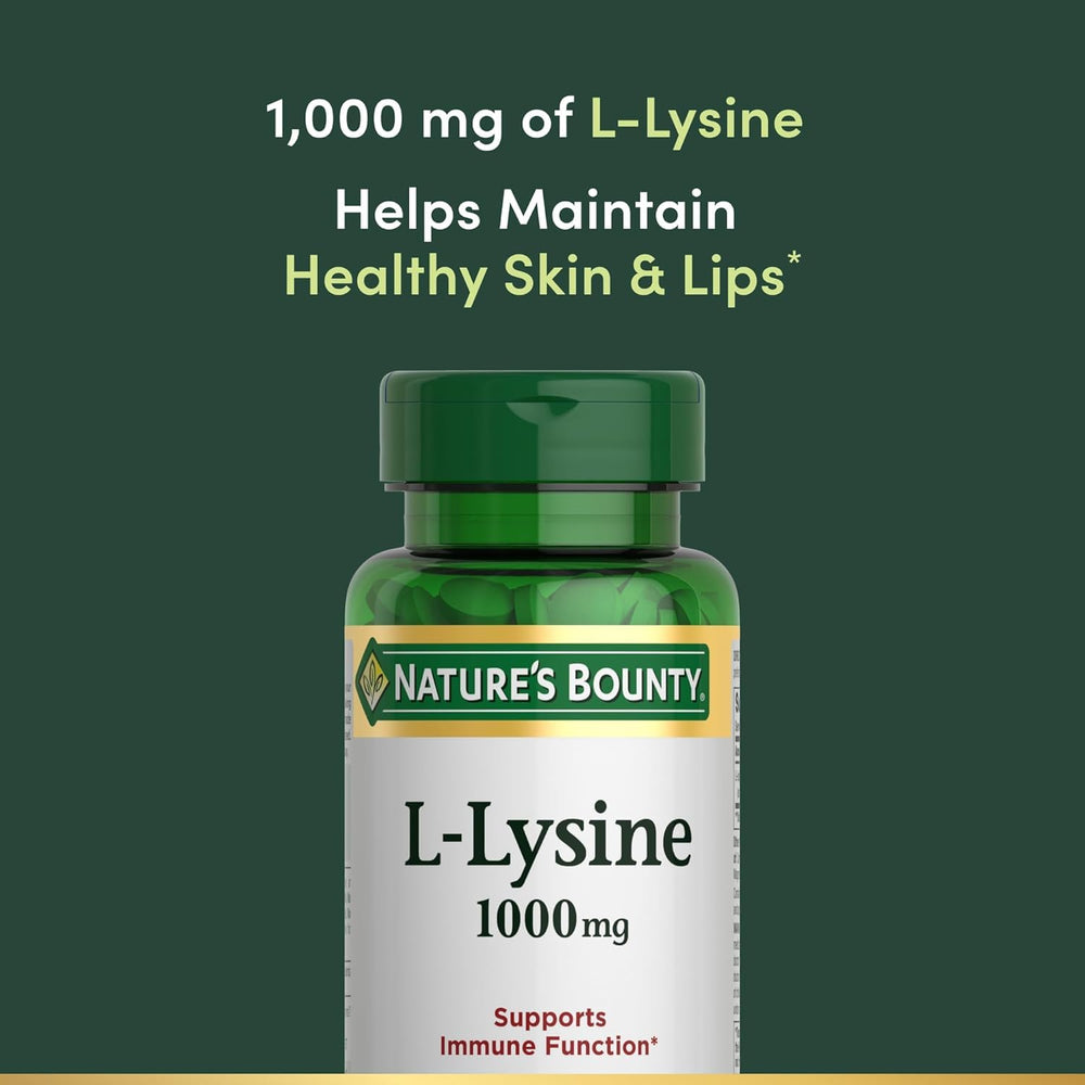 Nature's Bounty lisina, uso diario recomendado