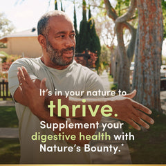 Nature's Bounty Pre Pro Postbiotic Gummies bottle and packaging shown together for convenient daily use