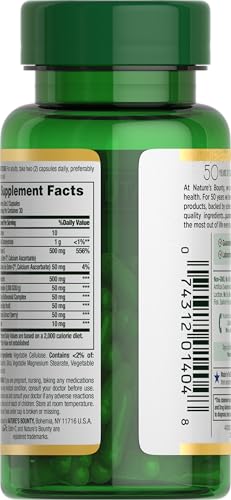 Nature's Bounty Quercetin 60 capsules bottle overview