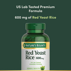 Nature's Bounty label highlights gluten-free and non-GMO attributes.