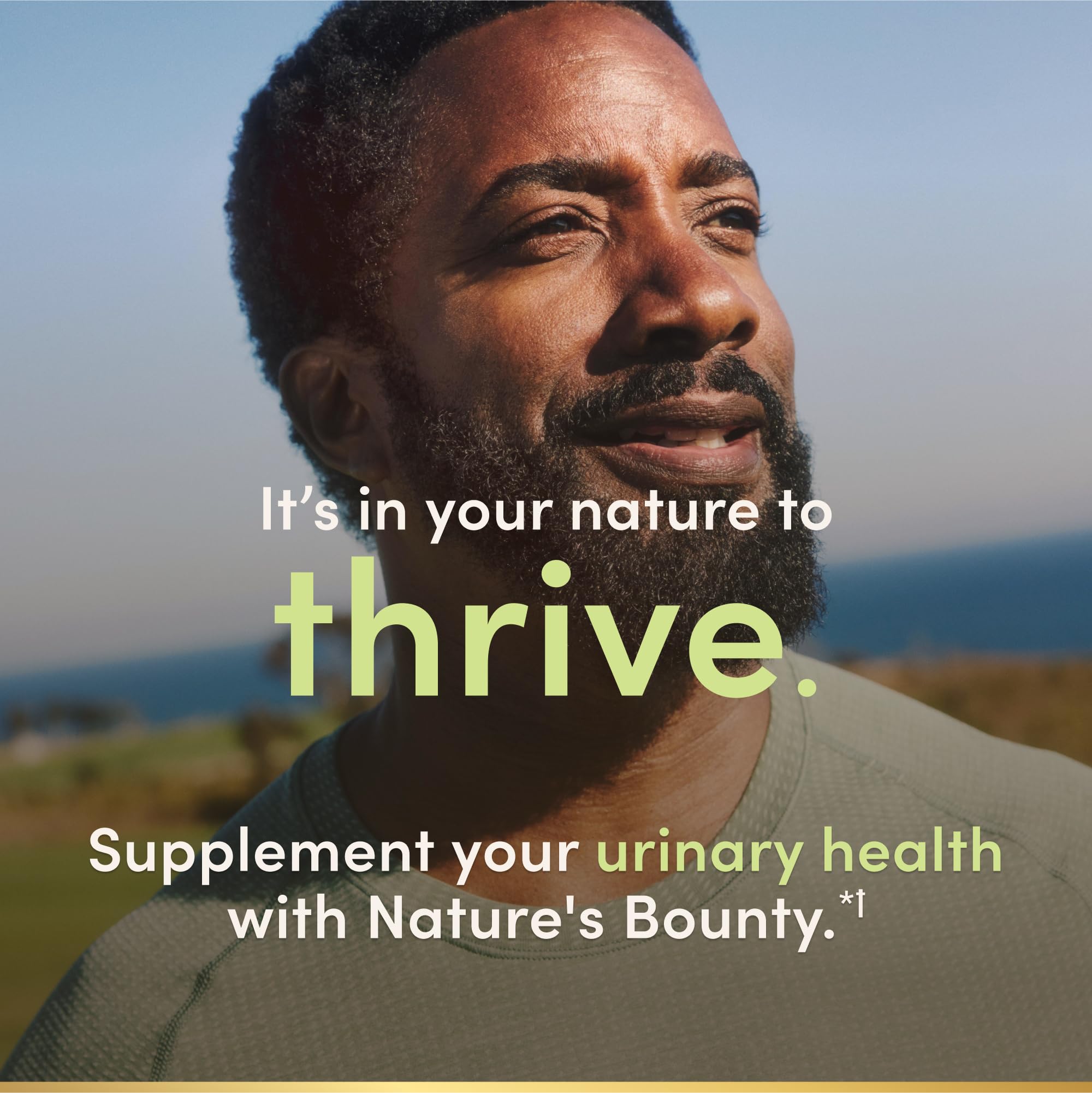 Nature's Bounty Saw Palmetto pouring view illustrating daily intake