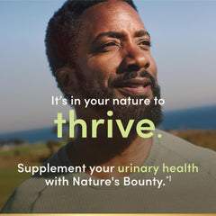 Nature's Bounty Saw Palmetto pouring view illustrating daily intake