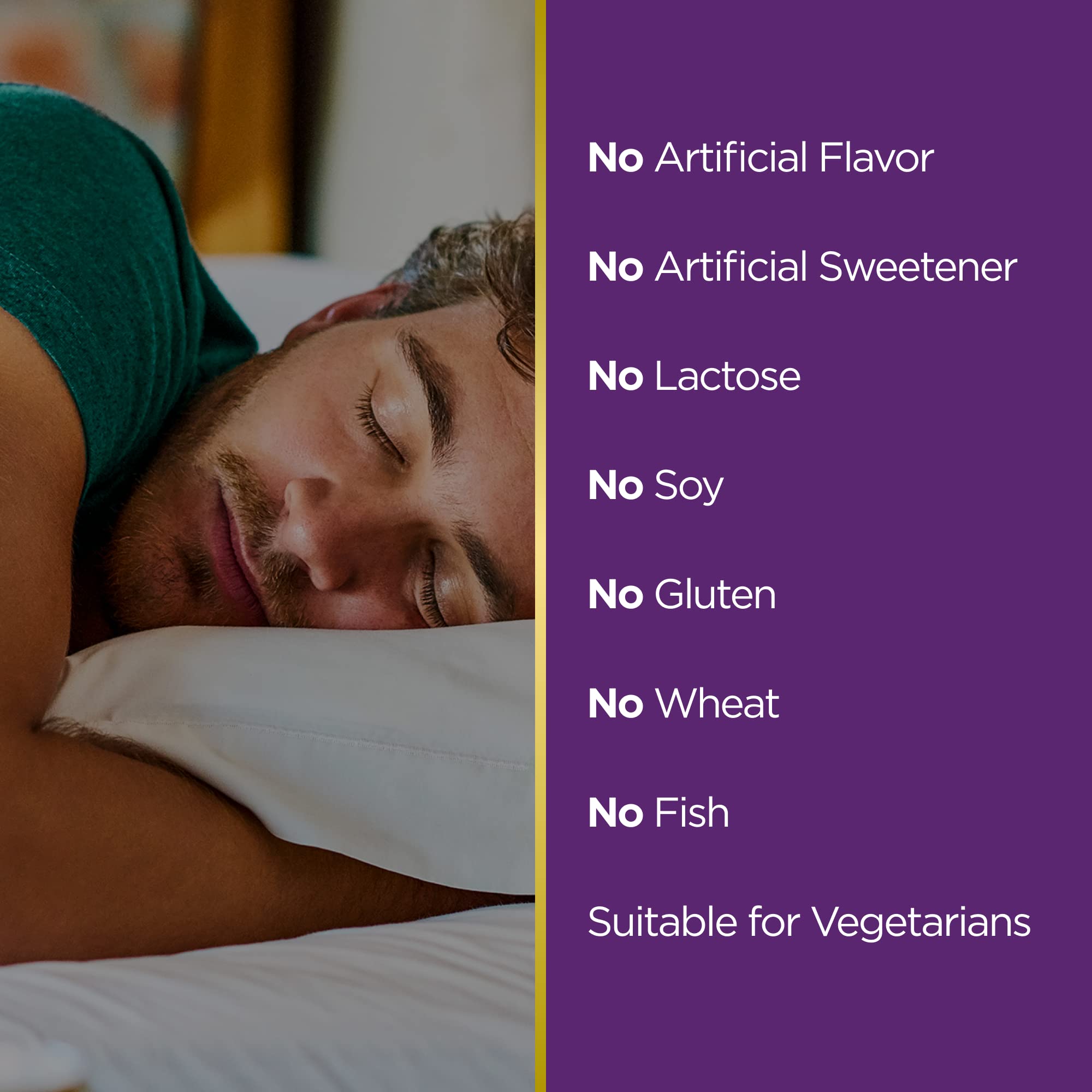 Nature's Bounty Sleep3 time-release icon indicating dual melatonin delivery