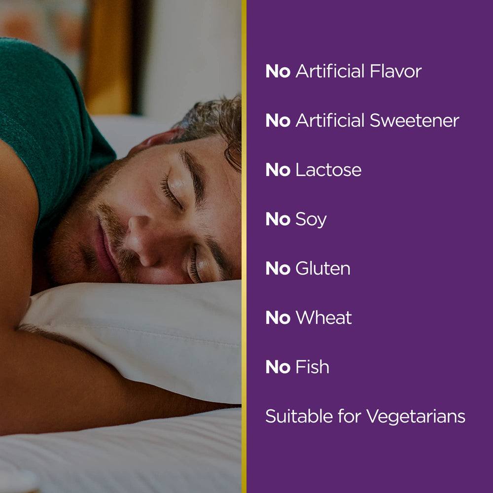Nature's Bounty Sleep3 time-release icon indicating dual melatonin delivery
