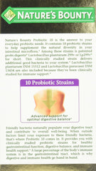 Nature's Bounty Probiotic 10 capsules for daily gut wellness