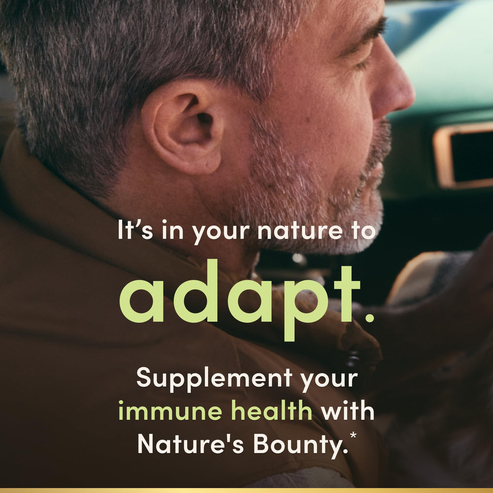 Nature’s Bounty Vitamin D3 bottle showcases year-round sunshine benefits.