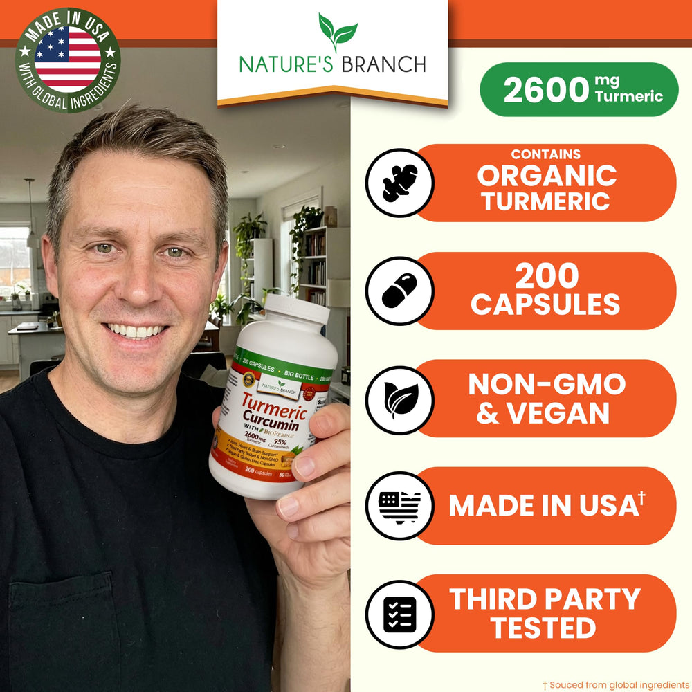 Nature's Branch BioPerine Black Pepper Extract bottle boosts absorption