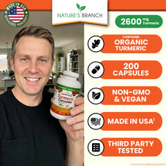 Nature's Branch BioPerine Black Pepper Extract bottle boosts absorption
