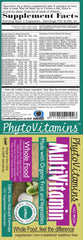 Nature's Brands PhytoVitamins capsules close-up iron-free daily support