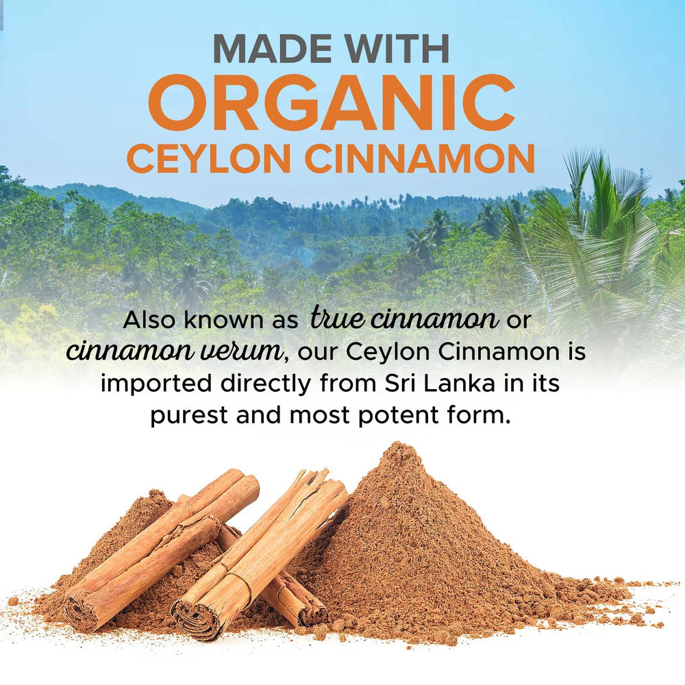Nature's Choice Cinnamon capsules USA bottling seal signals purity and quality