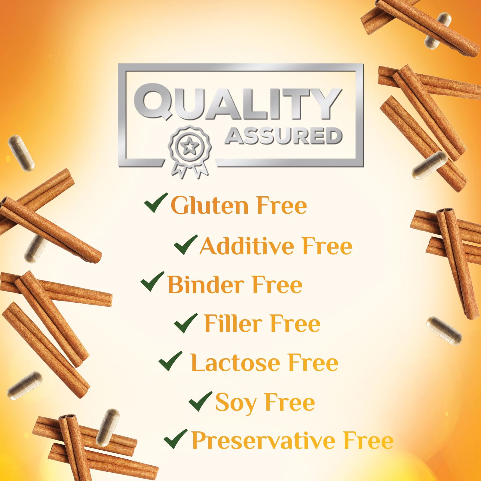 Nature's Choice Cinnamon Capsules vegan capsules option for plant-based diets