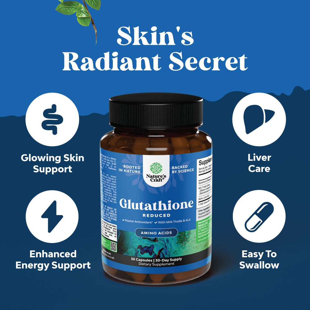 Natures Craft bottle highlights 500 mg serving and potential daily energy.