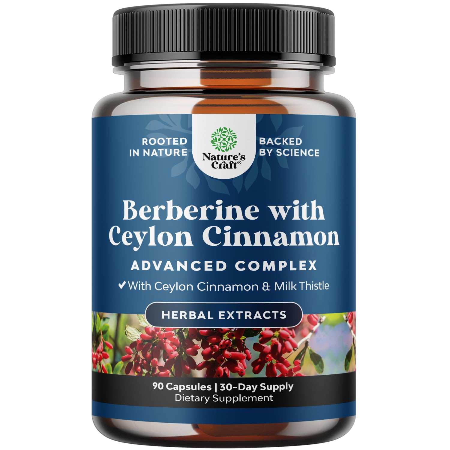 Natures Craft Balancing Berberine bottle for daily wellness support.