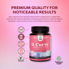 Natures Craft Better Butt and Breast Pills open cap reveals accessible dietary supplement