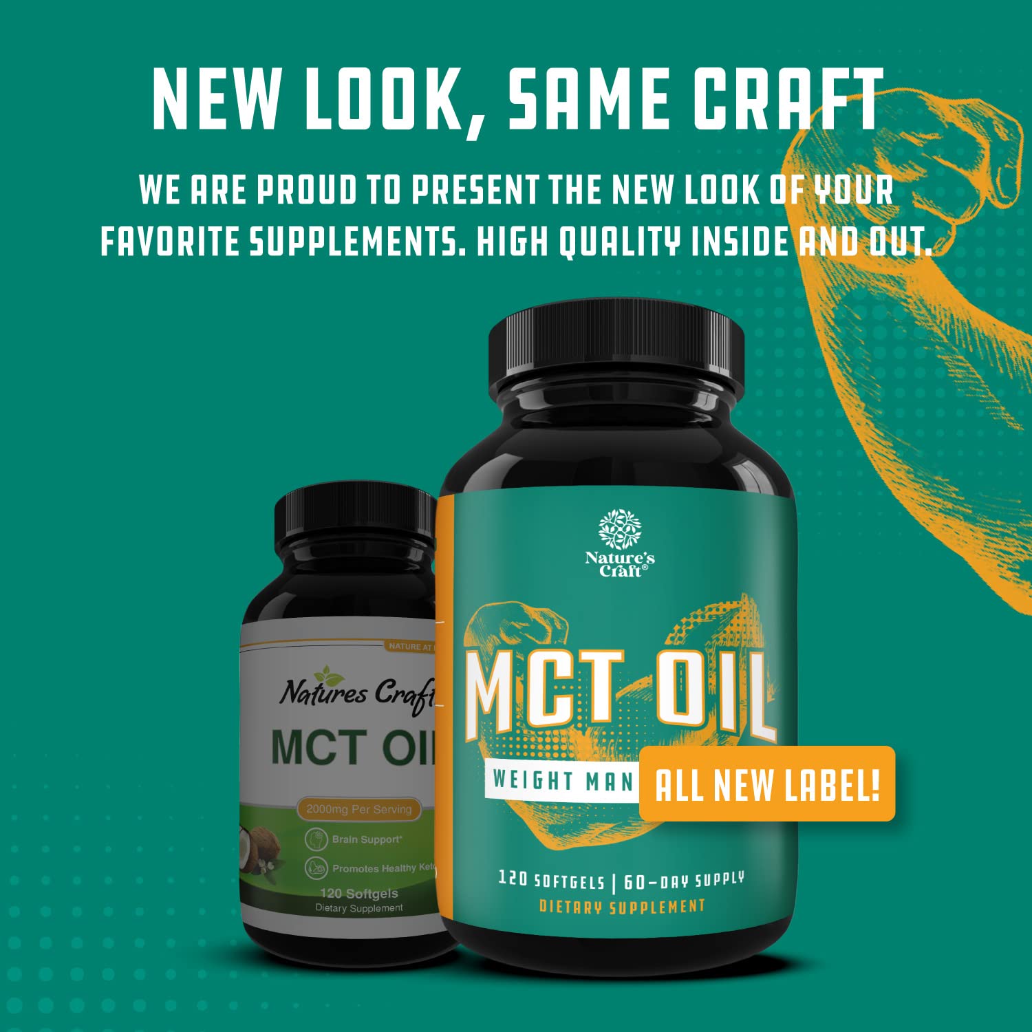 Ketosis-friendly C8 MCT Softgels for steady energy throughout the day