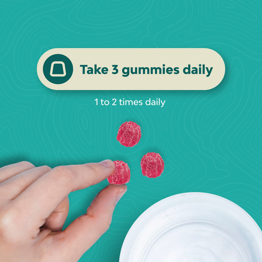 Natures Craft Calm Magnesium Gummies soft chews ready to enjoy as a nightly ritual.