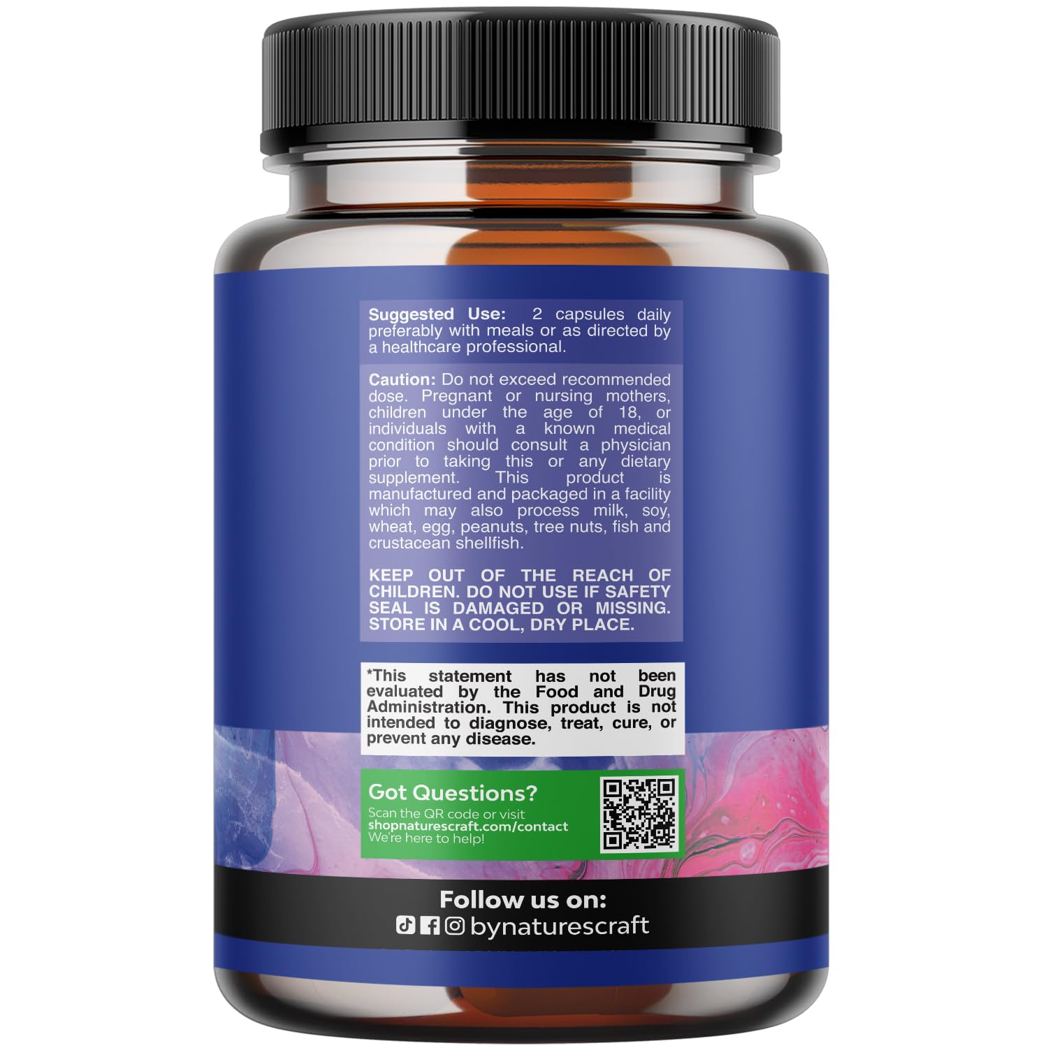 Natures Craft CANDI-CLEAR cápsulas para limpieza intestinal con probióticos y prebióticos