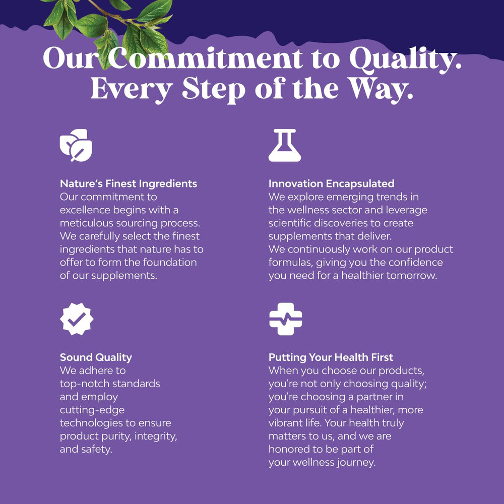 Product on shelf highlights premium quality and trusted third party testing