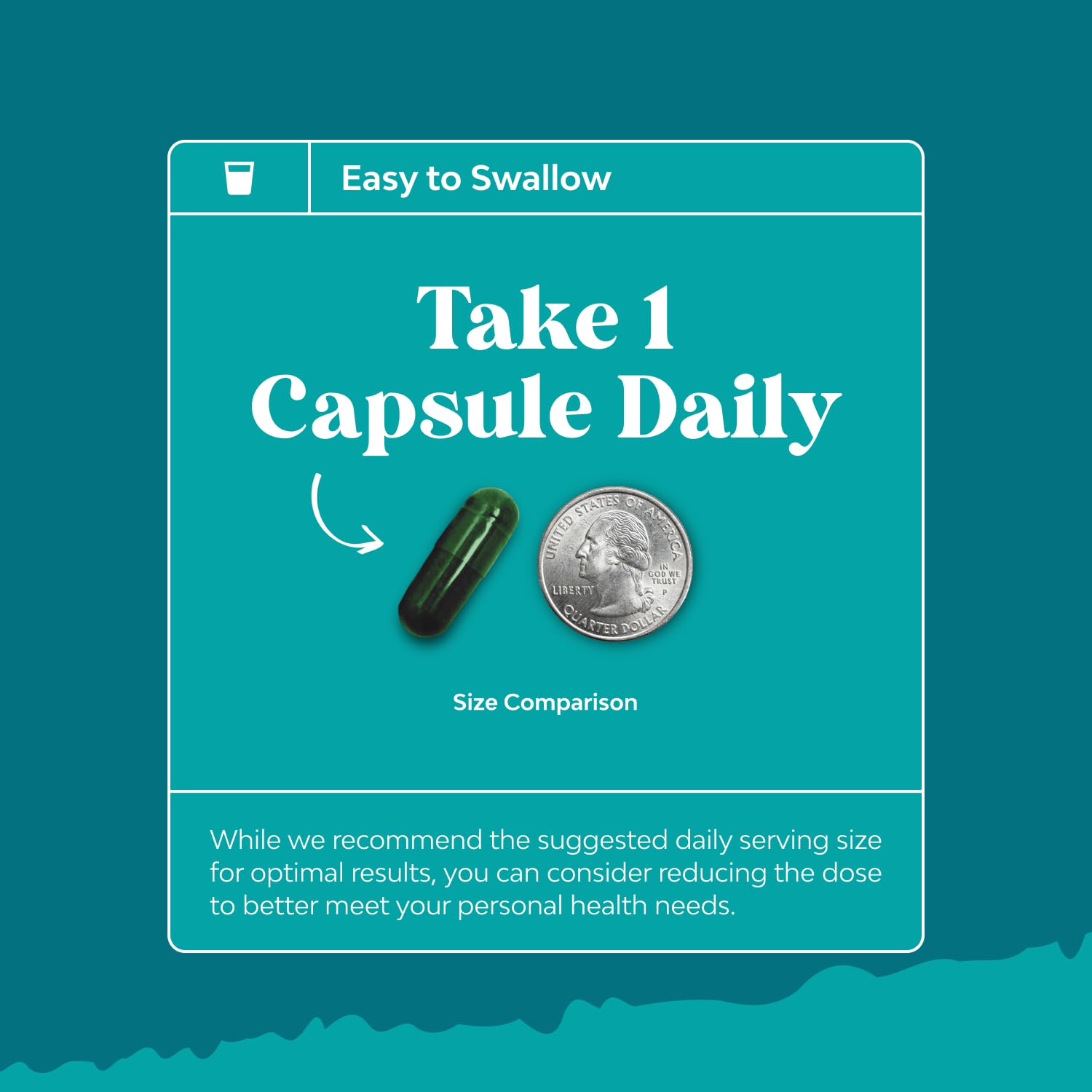 120-count bottle indicating a long-term daily routine
