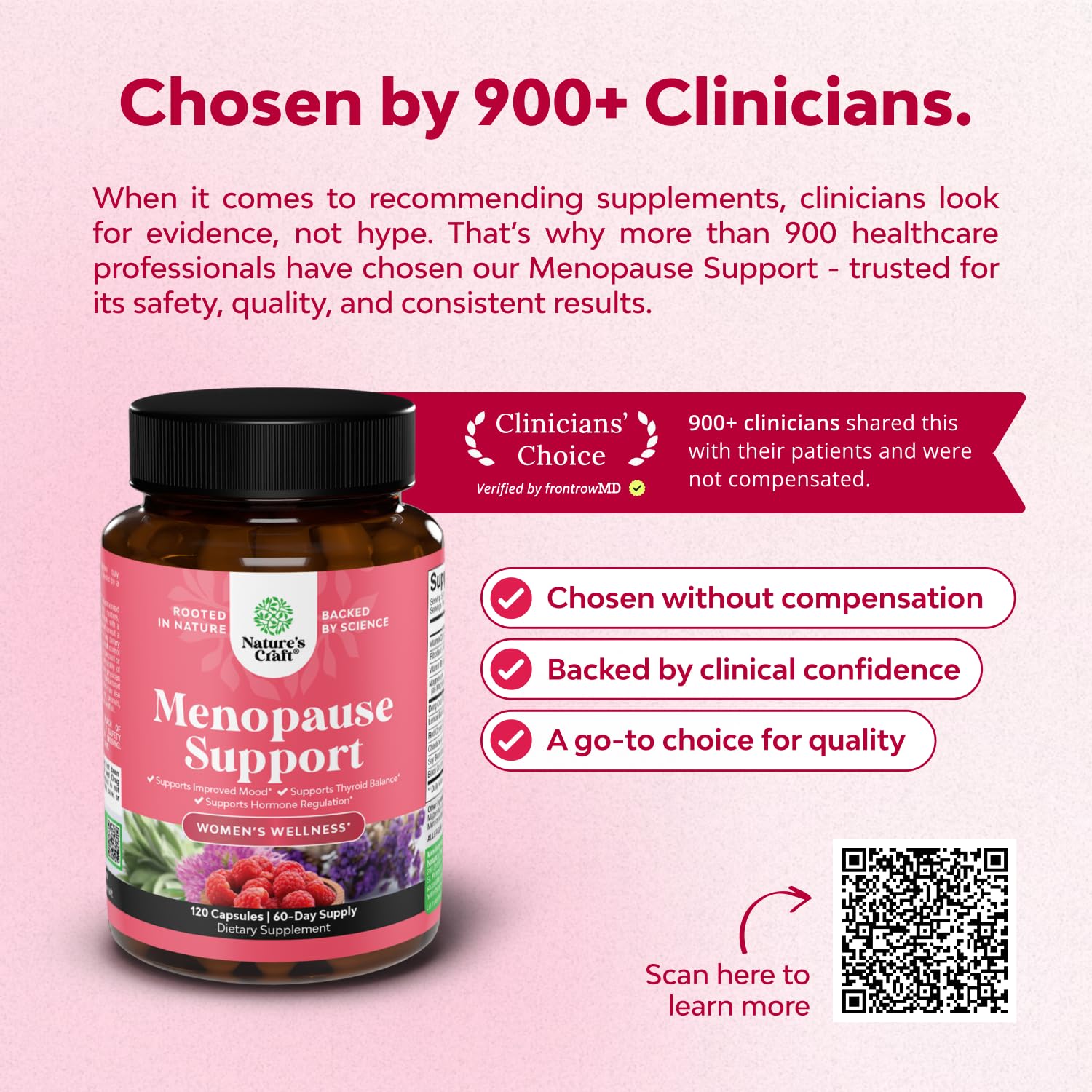 Natures Craft capsules closeup suggests easy daily ritual for hormonal balance