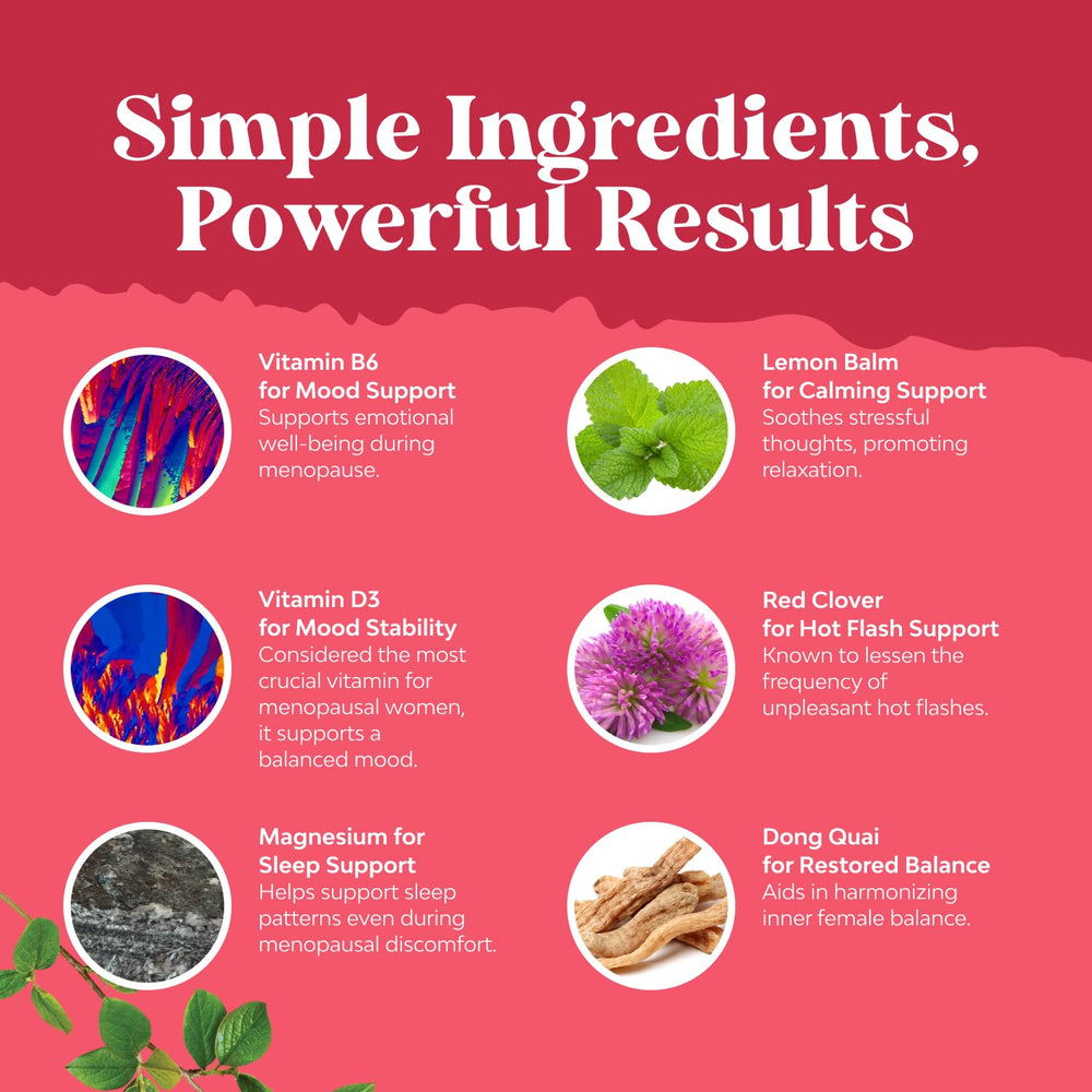 Natures Craft Complete Menopause cap closeup highlights easy supplement intake.