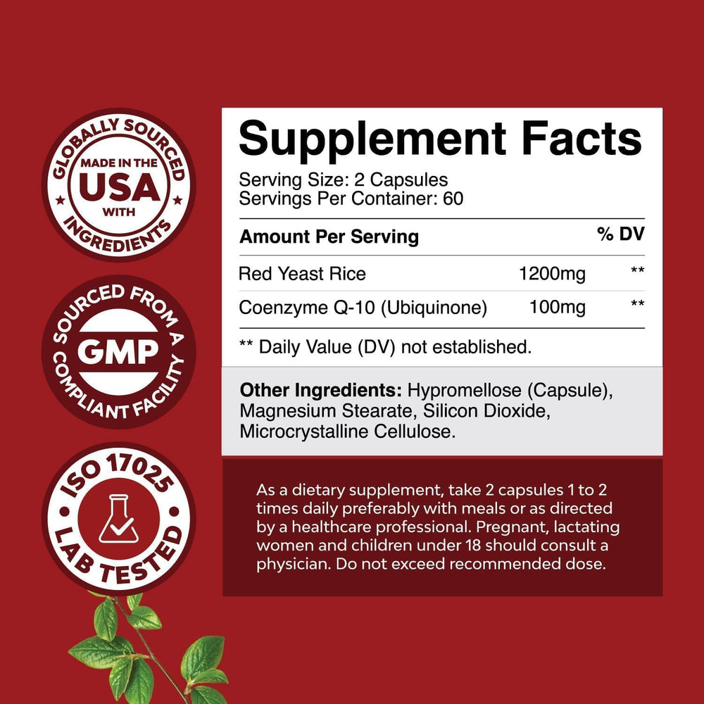 Detail of Natures Craft CoQ10 capsules highlighting antioxidant support and energy complement.