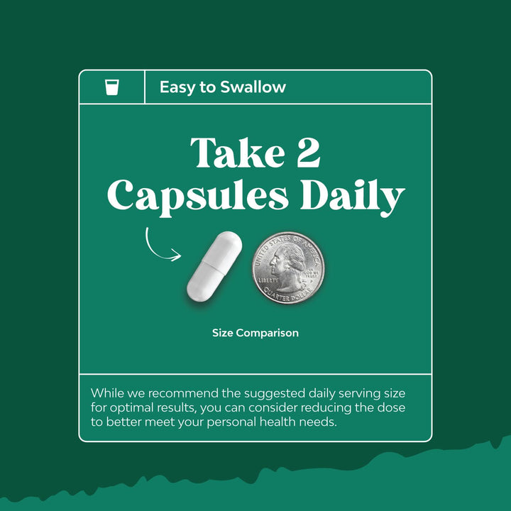 Natures Craft daily-use scene with capsules and water for routine digestion support