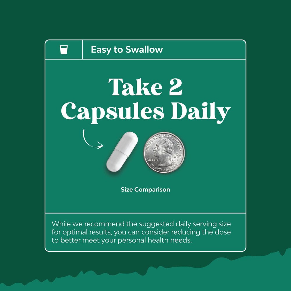 Natures Craft daily-use scene with capsules and water for routine digestion support