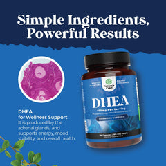 USA-made manufacturing badge on Natures Craft DHEA product.