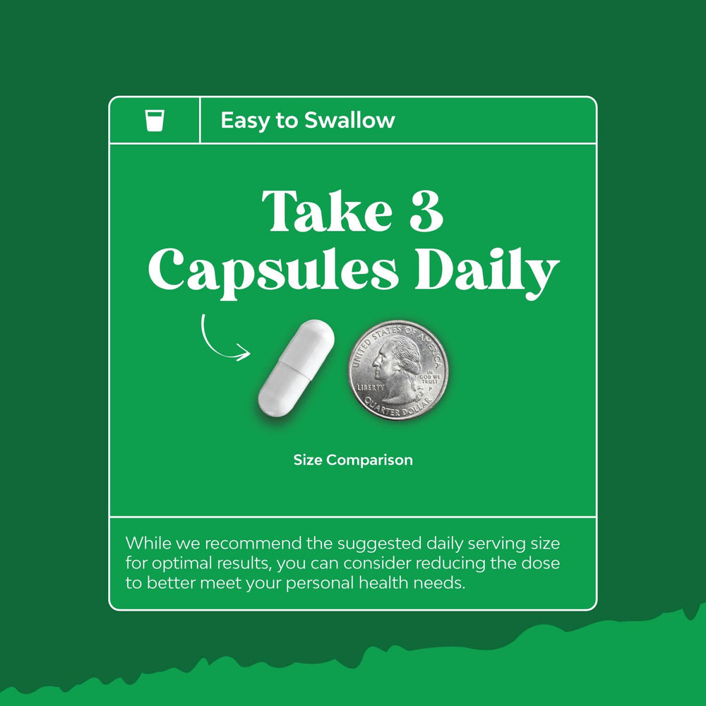 Natures Craft daily digestion supplement used with meals for comfort.