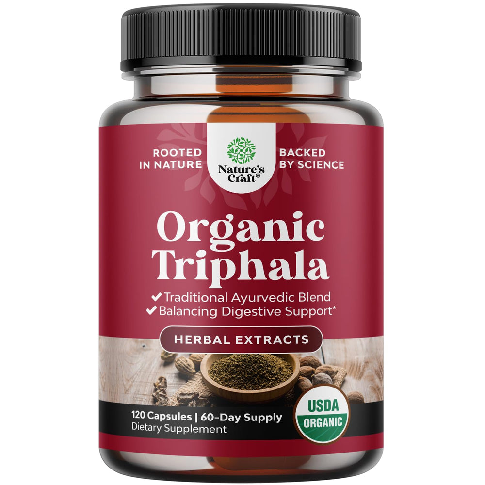 Natures Craft Digestive Triphala bottle for daily digestive support